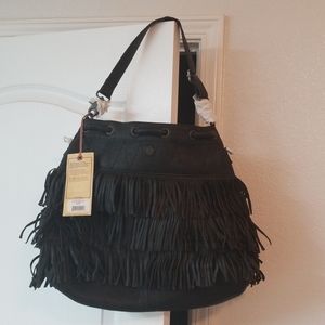 Leather Fringe Purse
